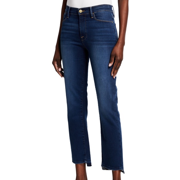 frame le high straight-leg jeans - Picture 1 of 8